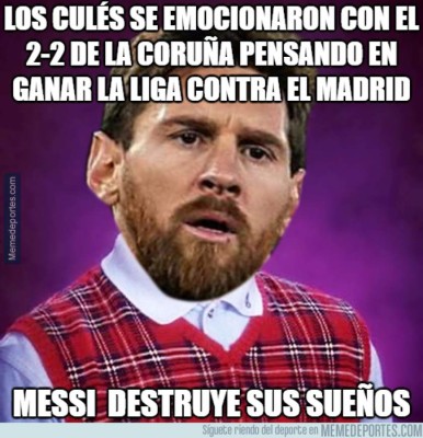 ¡Despedazan al Real Madrid con divertidos memes por el título de liga del Barcelona!