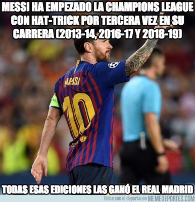 Messi, Facebook y los terribles memes de la jornada de la Champions League