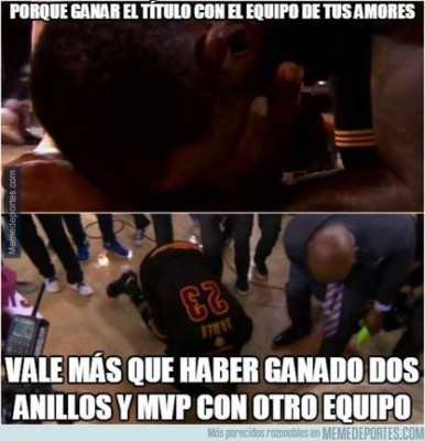 Los mejores memes que dejó el campeonato de los Cavaliers y LeBron James en la NBA