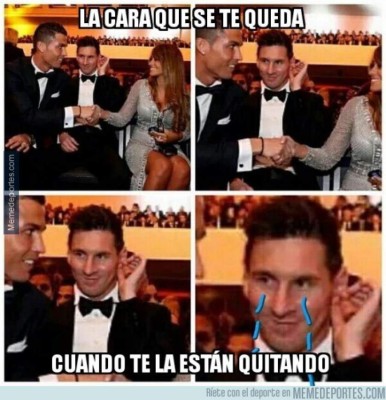 El saludo entre Cristiano Ronaldo y Antonella Roccuzzo también arrasa en memes