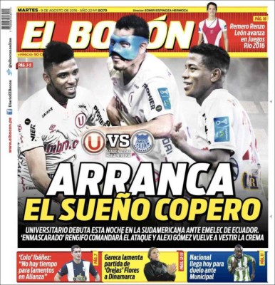 PORTADAS: Lo que el mundo amaneció diciendo este martes 09 de agosto