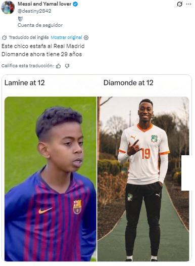 La verdadera edad de Yan Diomandé: la polémica que invade a Real Madrid y lo comparan con Yamal
