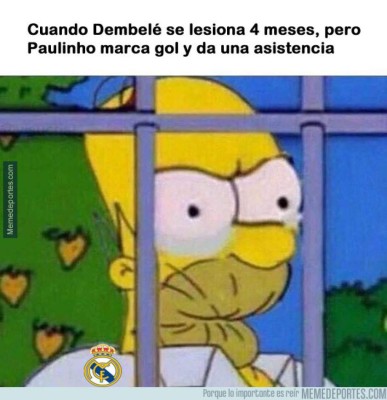 Paulinho, blanco perfecto de los memes que dejó el Barcelona-Eibar