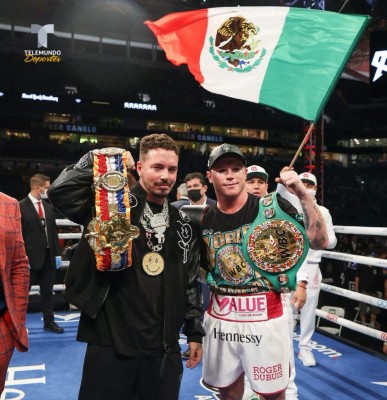 Fotos: El show de J Balvin, el abrazo con el Canelo Álvarez y el invitado de lujo en el Hard Rock Stadium