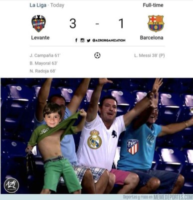 Barcelona y Real Madrid, víctimas favoritas de los memes más divertidos de la semama &nbsp;&nbsp;