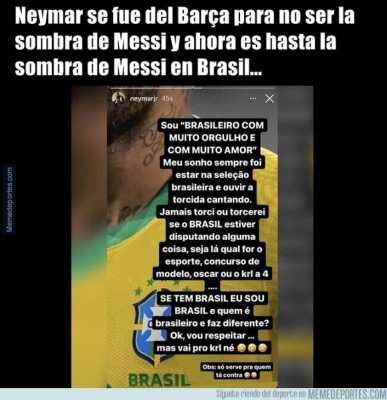 Argentina es campeón de la Copa América y los memes destrozan a Messi y a Neymar