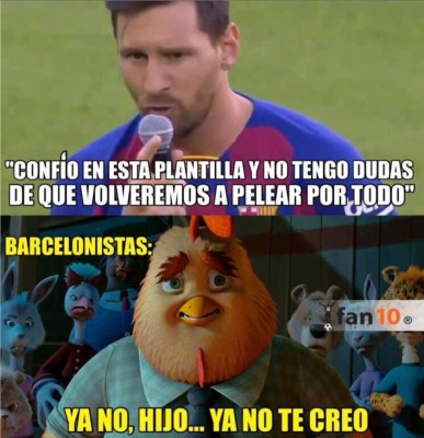 Los otros memes donde humillan a Messi y al Barcelona tras caer ante el Atlético de Madrid