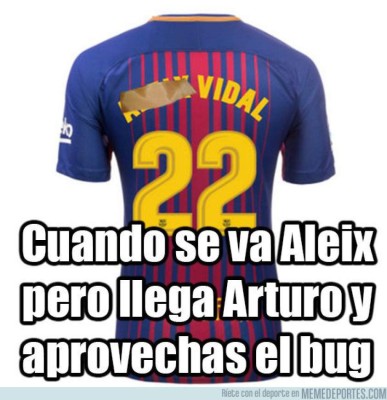 Los nuevos memes de la presentación de Arturo Vidal como jugador del FC Barcelona