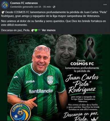 ¿Quién era 'Piola' Rodríguez, exfutbolista asesinado a balazos en SPS? Así fue el crimen