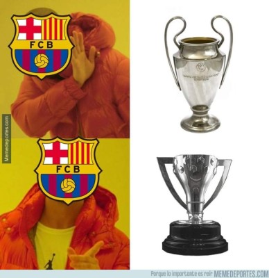 ¡Imperdibles! Barça, protagonista de los mejores memes del sábado en el mundo del fútbol