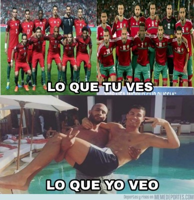 Los memes van directo a Cristiano Ronaldo tras su cuarto gol en Rusia-2018