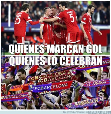 ¡Sufren los culé! Madrid derrota al Bayern y los barcelonistas son burlados con los memes