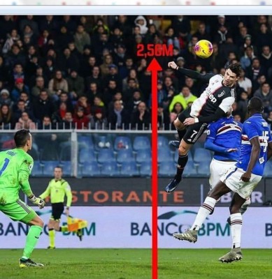 La secuencia completa del golazo de Cristiano Ronaldo que desafía la gravedad&nbsp;&nbsp;