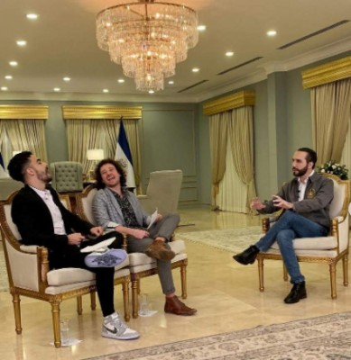 ¿A quién dona su sueldo? Las sorprendentes revelaciones de Bukele a Luisito Comunica, youtuber mexicano