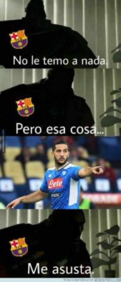 Los crueles memes contra Messi tras el empate del Barcelona ante el Napoli en la Champions