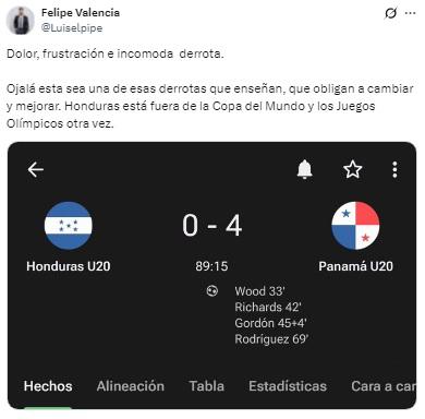 Tremendo horror: señalan al culpable del papelón de Honduras en la Sub-20