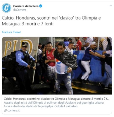 ¡Tragedia en Honduras! Así amanece la prensa mundial por el drama vivido en el Nacional