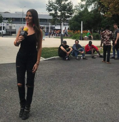 Marianna Zacarías, la periodista mexicana que enamoró a todos en Rusia