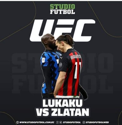 Crueles: Los memes que dejó el feroz cruce entre Zlatan Ibrahimovic y Lukaku en el derbi