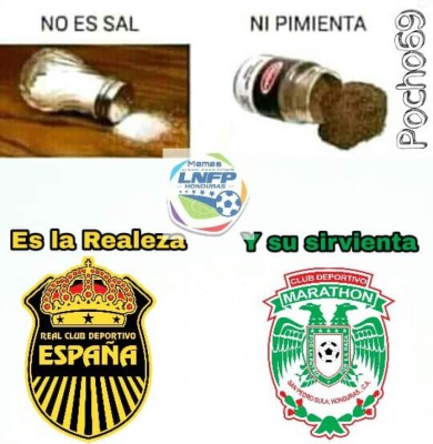Los crueles memes del Real España-Marathón y del resto de la jornada de Liga Nacional