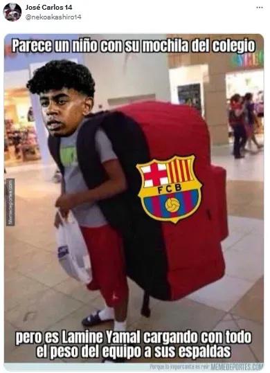 Lamine Yamal tiene su propio hijo: los divertidos memes contra Real Madrid por el título del Barcelona