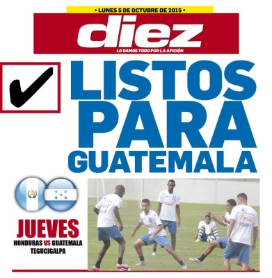 Las portadas digitales de DIEZ de este lunes 5 de octubre de 2015
