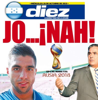 Las portadas digitales de diario DIEZ del miércoles 28 de octubre de 2015