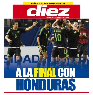 Estas son nuestras portadas digitales de este sábado histórico para Honduras