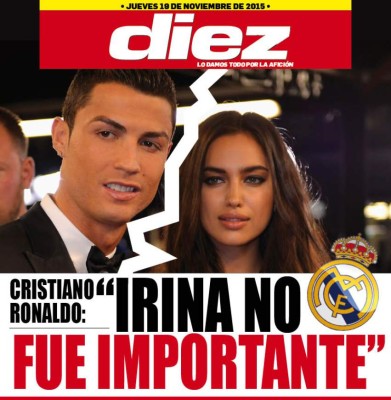 Portadas digitales de DIEZ de este jueves 19 de noviembre