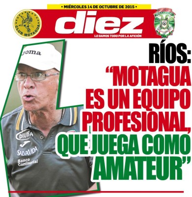 Las portadas digitales de DIEZ del miércoles 14 de octubre