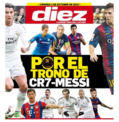 Las portadas digitales de DIEZ de este viernes 2 de octubre de 2015