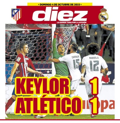 Portadas digitales de DIEZ de este domingo 4 de octubre del 2015