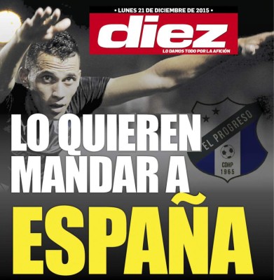 Las portadas digitales de DIEZ para hoy lunes 21 de diciembre