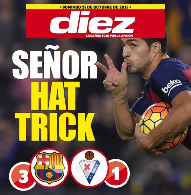 Las portadas digitales de DIEZ de este domingo 25 de octubre