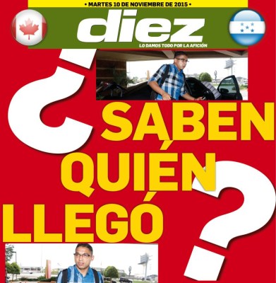 Portadas digitales de DIEZ de este martes 10 de noviembre