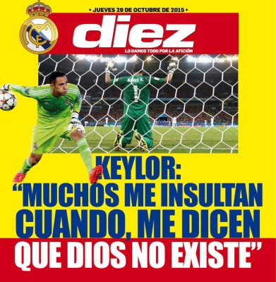 Las portadas digitales de Diez de este jueves 29 de octubre