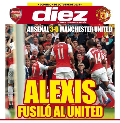 Portadas digitales de DIEZ de este domingo 4 de octubre del 2015