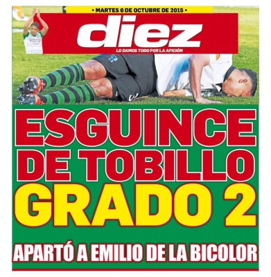 Las portadas digitales de DIEZ de este martes 6 de octubre de 2015