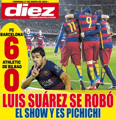 Luis Suárez y las lesiones de Messi, Bale y Benzema, destacan en nuestras portadas digitales
