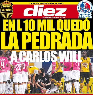 Las portadas digitales de DIEZ de este martes 20 de octubre