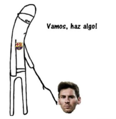Los memes despedazan al Barcelona y a Messi tras empatar contra el Espanyol