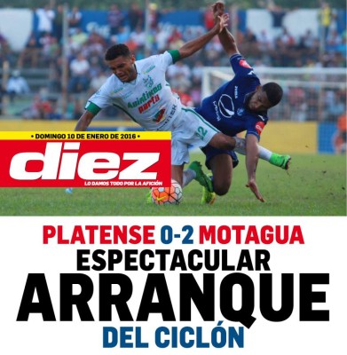 Las portadas digitales de DIEZ para hoy domingo 10 de enero