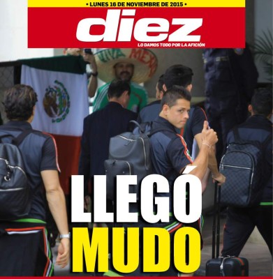 Disfrutá las portadas digitales de DIEZ de este lunes 16 de noviembre