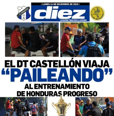 Las portadas digitales de DIEZ para hoy lunes 14 de diciembre