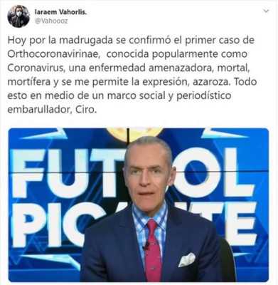Mexicanos toman con humor la llegada del coronavirus usando a sus periodistas deportivos