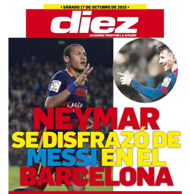 Las portadas digitales de diario DIEZ de este sábado 17 de abril de 2015