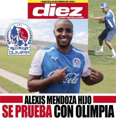 Portadas digitales de DIEZ de este martes 19 de enero