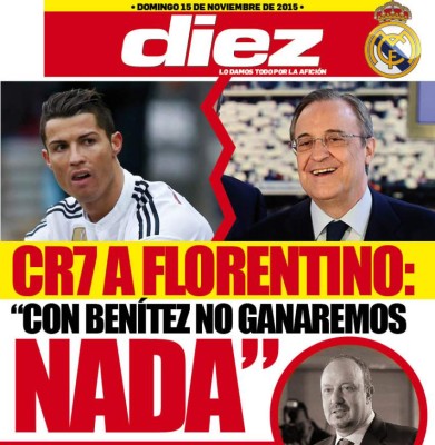 Las portadas digitales de este domingo 15 de noviembre de 2015