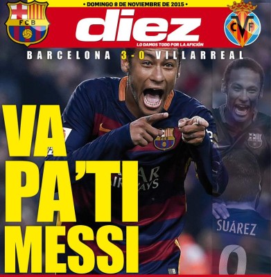 Portaditas digitales de DIEZ para hoy domingo 8 de noviembre