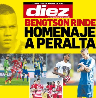 Las portadas digitales de DIEZ para hoy lunes 14 de diciembre